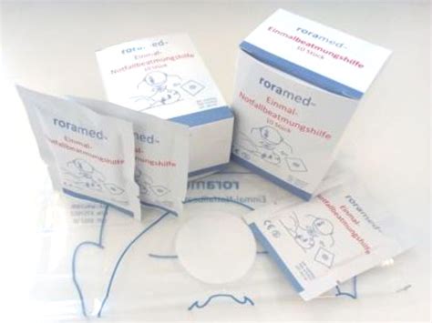 RORACO:: Produkt "roramed™ Einmal-Notfallbeatmungshilfe für hygienische
