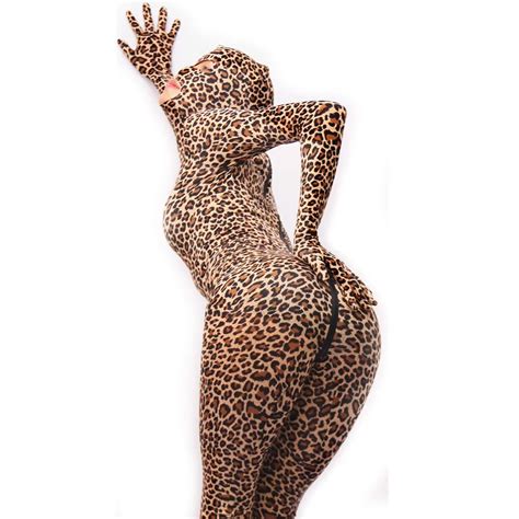 Free Shipping New Arrival Hot Sexy Leopard Print Women Skinny One Piece