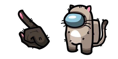 Among Us Cat Character Curseur – Custom Cursor