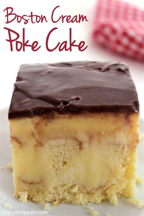 Beyond doubt, this is a very heavenly dessert! Check out Boston Cream Poke Cake. It's so easy to make ...