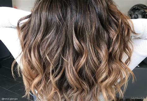Metallic silver blonde balayage for brunette lob this is another great solution for graying brunette hair. 15 Perfect Examples of Lowlights for Brown Hair (2020 Looks)