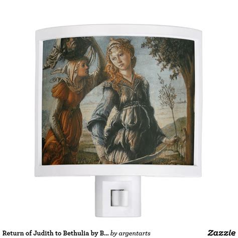 Return Of Judith To Bethulia By Botticelli Night Light