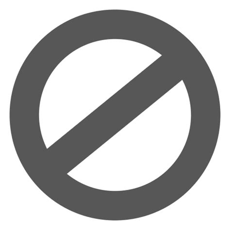 Ban Circle Sign Transparent Png And Svg Vector File
