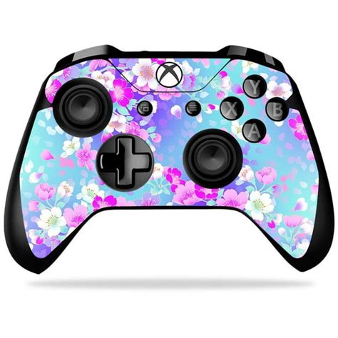 Skin Decal Wrap For Microsoft Xbox One X Controller In Bloom Walmart