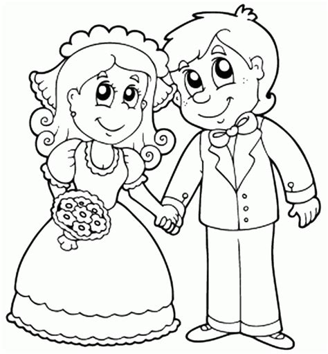 Color the pictures online or print them to color them with your paints or crayons. תוצאת תמונה עבור תמונות חתן וכלה מצויר | Coloring pages ...