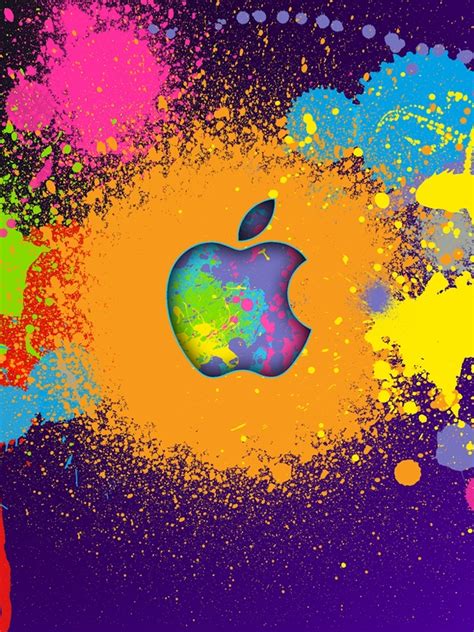 Colorful Apple Logo Ipad Mini Wallpapers
