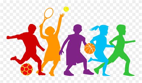 Kids Playing Sports Clipart Png Download 5380056 Pinclipart