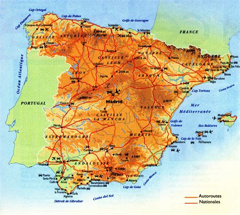 Cartograf.fr est un site d'informations sur le thème de la géographie et de la cartographie. Cartograf.fr : L'Espagne : page 2