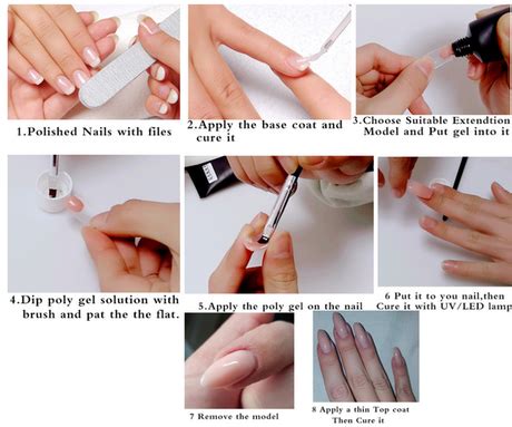 ✔ squeeze a small amount of polygel out of the tube and transfer it onto the nail form. PolyGel Nail Kit | Polygel nails, Nail kit, You nailed it