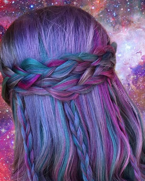 Galaxy Hair Easy Trendy Hairstyles Braided Crown Hairstyles Long