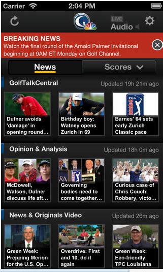 Thankfully, any service subscription will do, including an both the app and website are free to use, as long as you've subscribed to an internet tv skinny bundle, or you have a cable/satellite subscription. 3 Golfing Apps That Will Improve Your Swing!