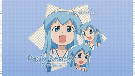 Free Pack Render Ika Musume By Katsumi Rishidome On Deviantart