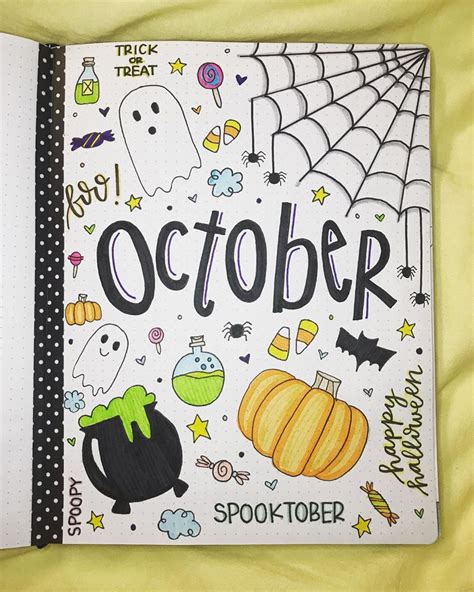 October Bullet Journal Cover Ideas 2024 Update Anjahome