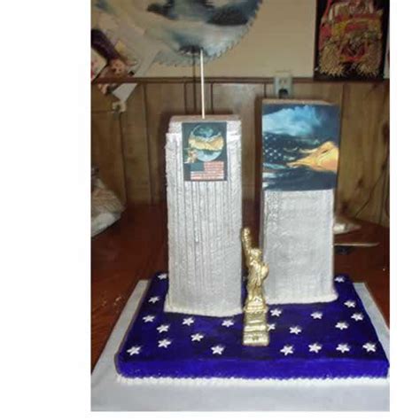 911 Twin Towers Cake Never Forget Rememberance Thepartyworks