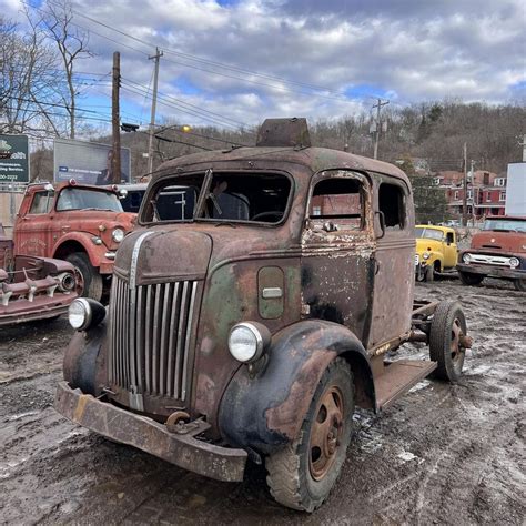 Sold Recently Restored 1941 Ford Coe Flatbed Truck With A 46 Off