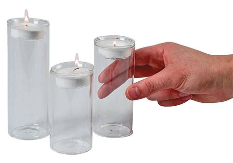 Glass Cylinder Tealight Holder Ceremony Vase Wedding