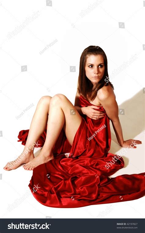 Young Pretty Nude Woman Sitting Studio ภาพสตอก 42197827 Shutterstock