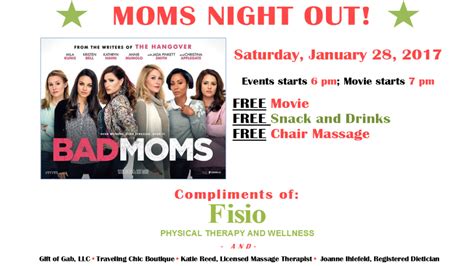 Moms Night Out Free Entertainment And Movie Edmond Town Hall