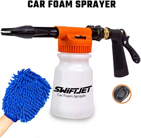 Buy SwiftJet Car Wash Foam + Microfiber Wash Mitt - Car Foam Sprayer