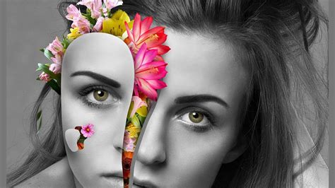 Photoshop Tutorial How To Create Floral Portraits Youtube
