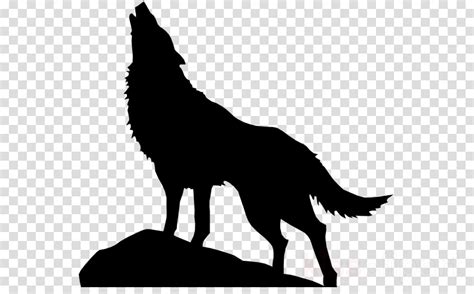 Wolf Howling Png Wolf Stencil Clipart Wolf Stencil Silhouette Play