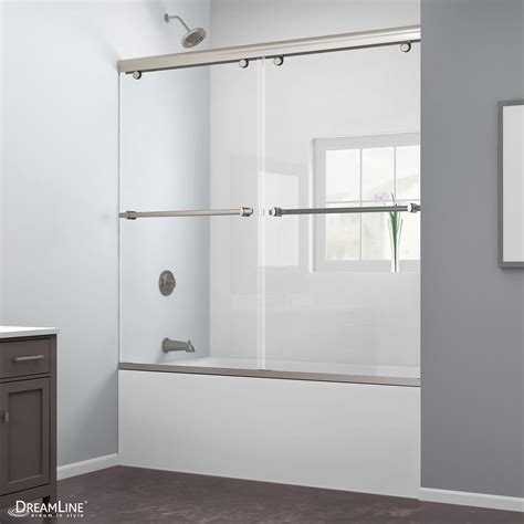 Check spelling or type a new query. Dreamline Charisma 56 to 60" Frameless Bypass Sliding Tub ...