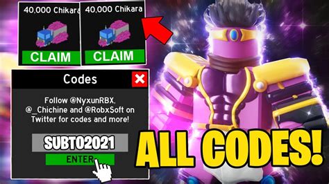 When other players try to make money during the game, these codes make it easy for you and you can reach subtokelvingts: *NEW* ALL WORKING FREE CHIKARA CODES IN ANIME FIGHTING ...