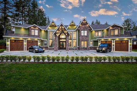 Luxury Contemporary Farm Style Mansion In Surrey Lists For C4799999