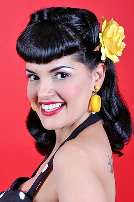 pin up girl hairstyles for short hair style and beauty