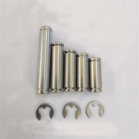 3pcs M3 M4 M5 Circlip Pin Bearing Pins Cylindrical Positioning Dowels Two End Slot Stainless