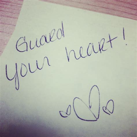 Quotes About A Guarded Heart Quotesgram