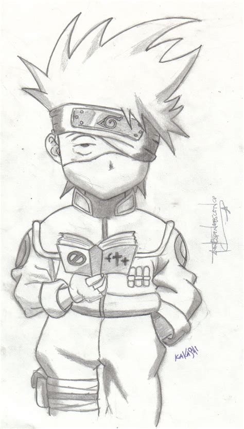 Chibi Kakashi from Naruto by AlanEspenaescence on DeviantArt