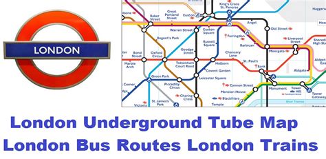 London Tube Map London Underground London Bus Routes London Train Tfl