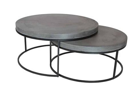 Diy concrete table legs new round coffee table base unique coffee, source: Image result for nest of coffee tables | Concrete coffee ...