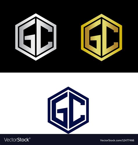 Gc Logo Royalty Free Vector Image Vectorstock