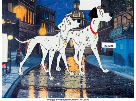 Disney 101 dalmatians sing along songs pongo and perdita no copyright intended. 101 Dalmatians Pongo and Perdita Color Model Cel (Walt ...