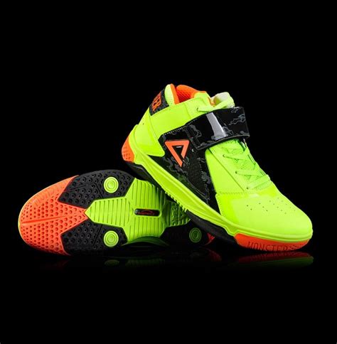 Peak 2016 Monster 34 Professional Basketball Shoes Light Yellowblack