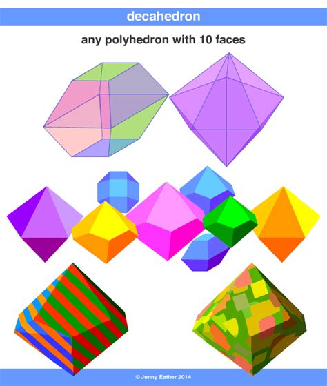 Decahedron A Maths Dictionary For Kids Quick Reference By Jenny