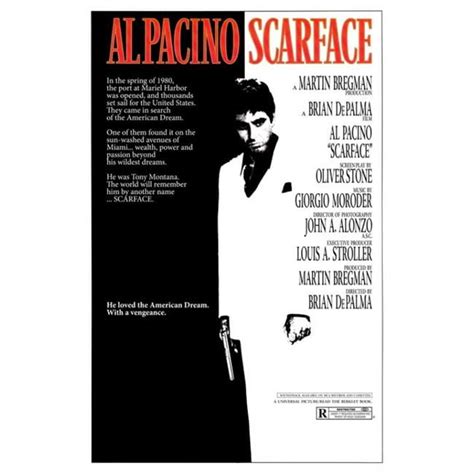 Pop Culture Graphics Movaf5487 Scarface Movie Poster Print 27 X 40