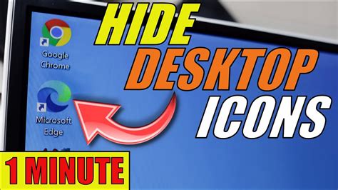 How To Hide Unhide Desktop Icons Windows 10 Youtube