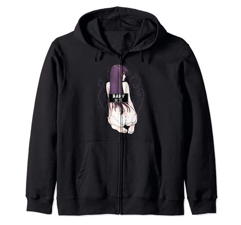 buy waifu material anime hentai manga comics tee ahegao cosplay zip hoodie online at desertcart