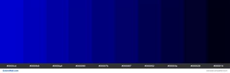 Shades Of Medium Blue 0000cd Hex Color Hex Colors Hex Color Palette