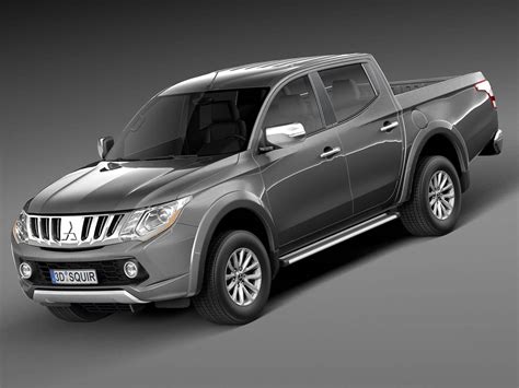 Mitsubishi L200 2016 3d Model By Squir