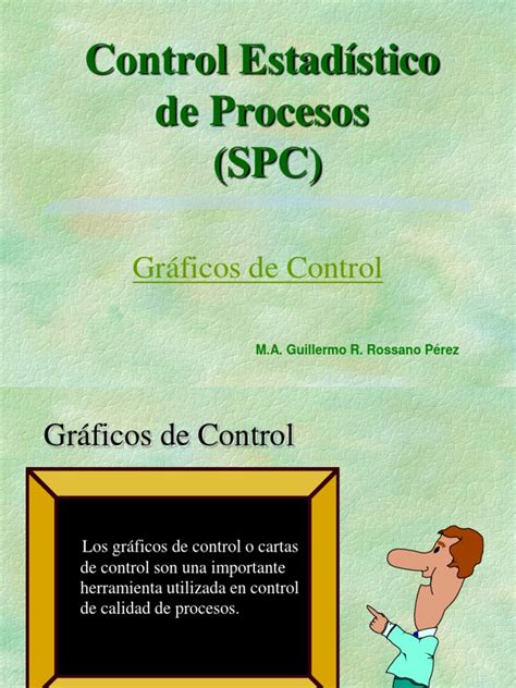 control estadistico de procesos spc pdf estadísticas science
