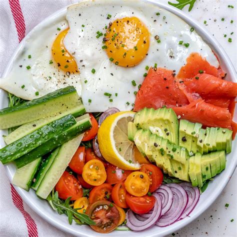 1 avocado smashed ½ lemon zested and juice kosher salt and pepper tt ¼. Smoked Salmon Breakfast Bowls for Clean Eating! | Clean Food Crush