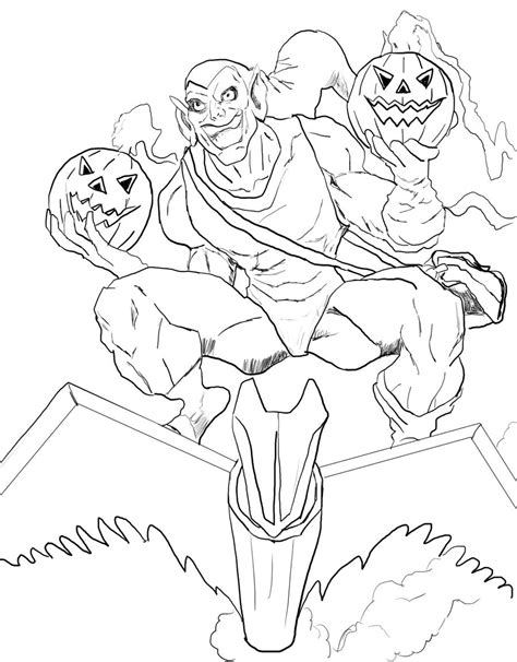 Green Goblin Printable Coloring Pages