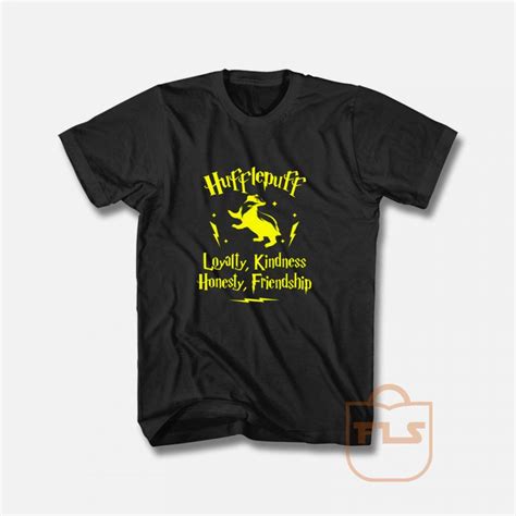 Hufflepuff Loyalty Kindness Honesty Friendship Harry Potter T Shirt