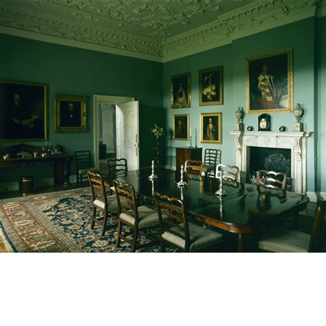 Dining Room Of Florence Court In Ireland ~ Built In 1750 By John Cole