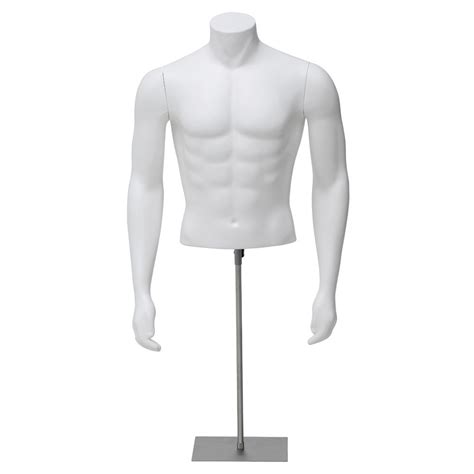 Arms To Side Male Headless Mannequin