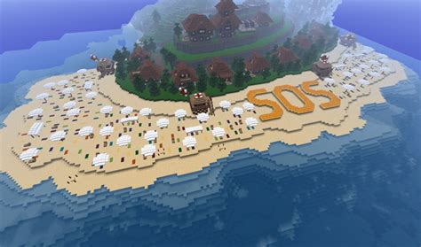 Sterk Island Beach Area Minecraft Map